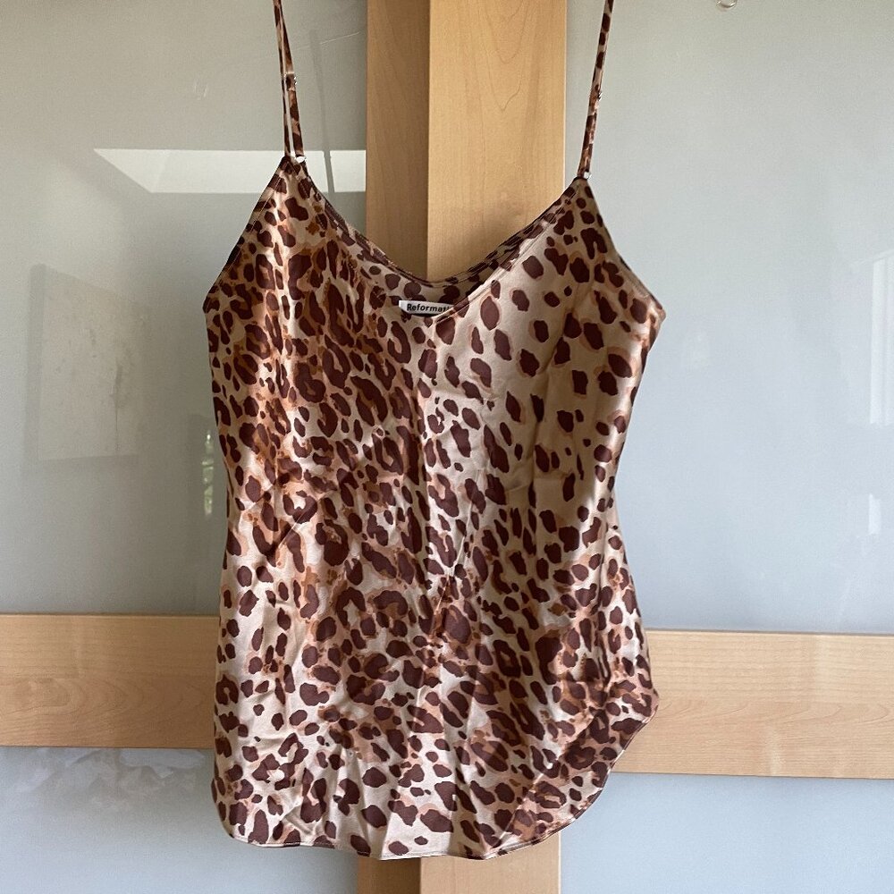 Reformation Teddy Silk Cami Sz S NWOT  NEW